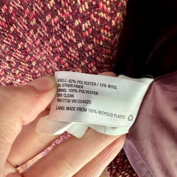 Mossimo Red Tweed Fall Coat - Picture 12 of 12